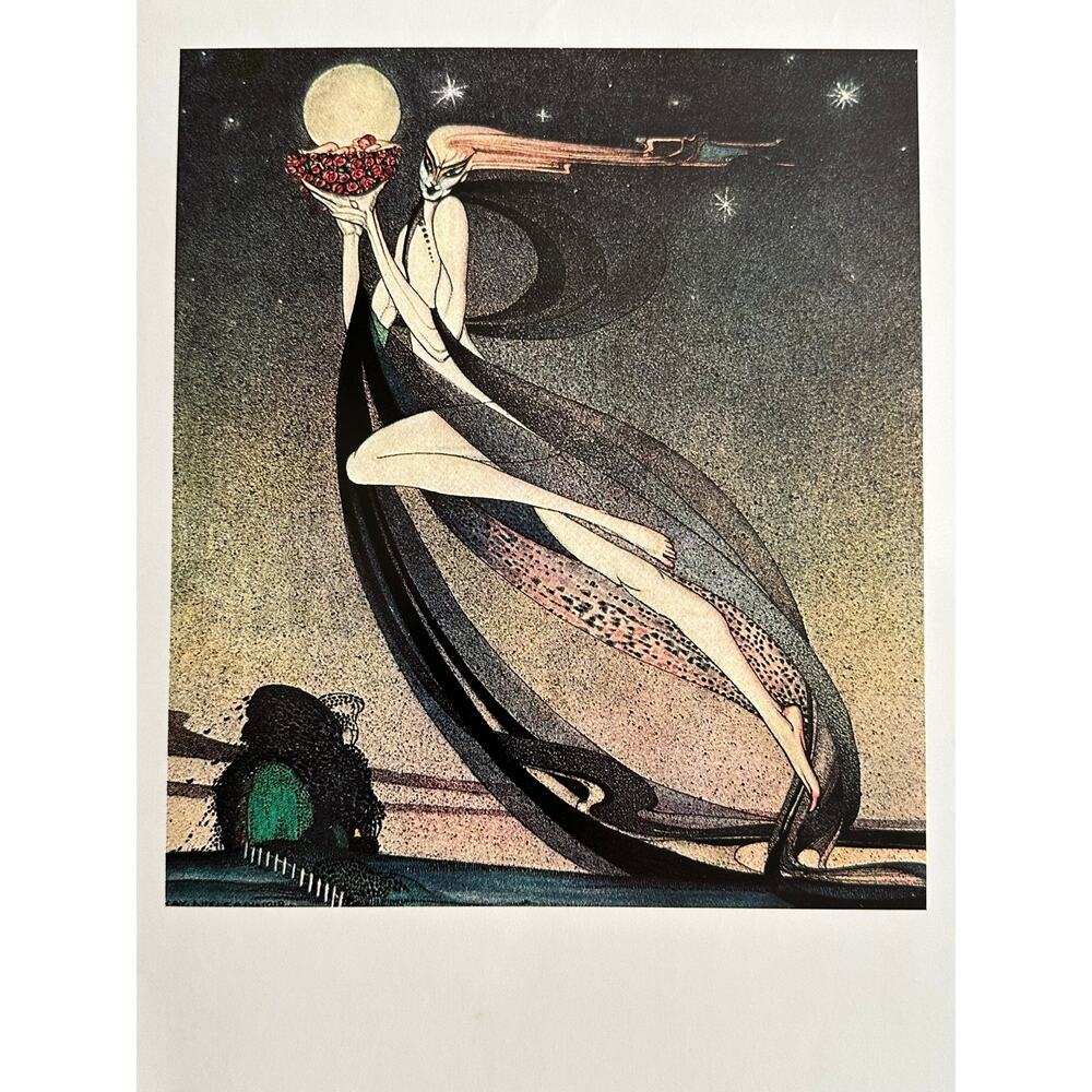 The Good Fairy, Baby In Cradle, Alicia, Pot Of Pinks, Art Nouveau, Kay Nielson,